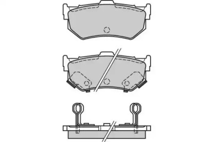 Комплект тормозных колодок E.T.F. 12-0291