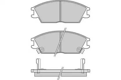 Комплект тормозных колодок E.T.F. 12-0293