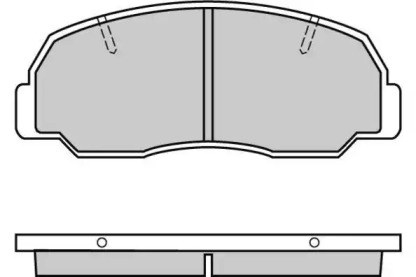 Комплект тормозных колодок E.T.F. 12-0297