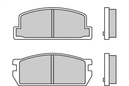 Комплект тормозных колодок E.T.F. 12-0298