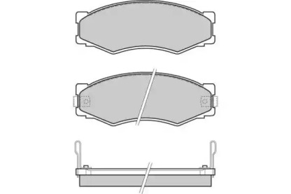 Комплект тормозных колодок E.T.F. 12-0301