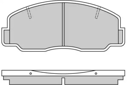 Комплект тормозных колодок E.T.F. 12-0305