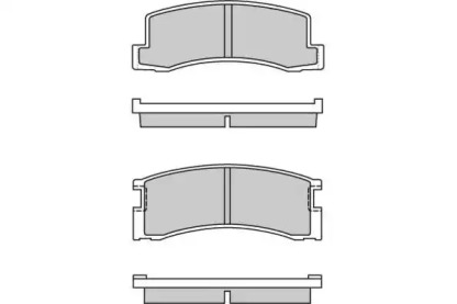 Комплект тормозных колодок E.T.F. 12-0309