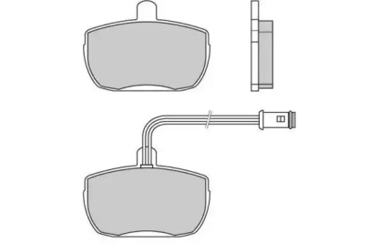 Комплект тормозных колодок E.T.F. 12-0315-1