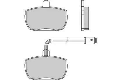 Комплект тормозных колодок E.T.F. 12-0315