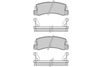 Комплект тормозных колодок E.T.F. 12-0323