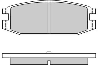 Комплект тормозных колодок E.T.F. 12-0331