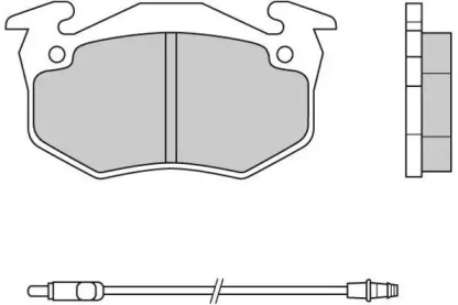 Комплект тормозных колодок E.T.F. 12-0334