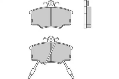 Комплект тормозных колодок E.T.F. 12-0339