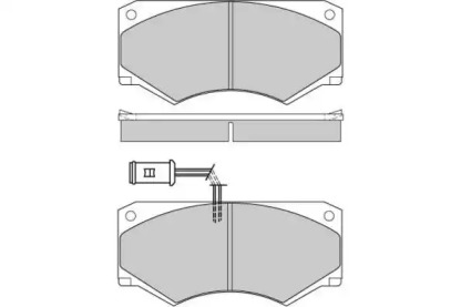 Комплект тормозных колодок E.T.F. 12-0341