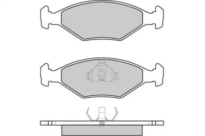 Комплект тормозных колодок E.T.F. 12-0343-1