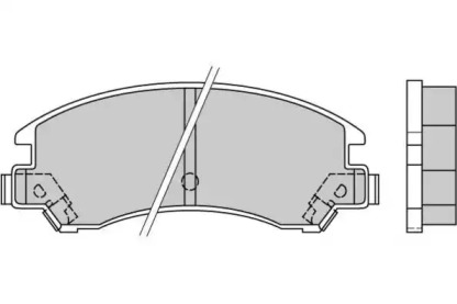 Комплект тормозных колодок E.T.F. 12-0358