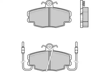 Комплект тормозных колодок E.T.F. 12-0360