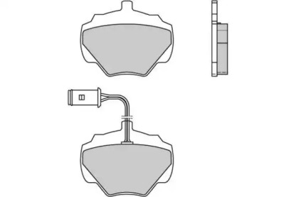 Комплект тормозных колодок E.T.F. 12-0361