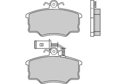 Комплект тормозных колодок E.T.F. 12-0376