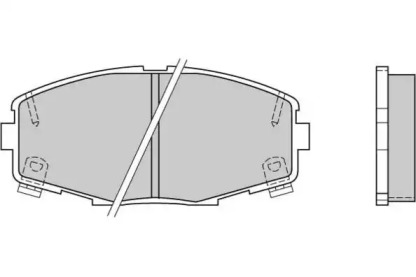 Комплект тормозных колодок E.T.F. 12-0378