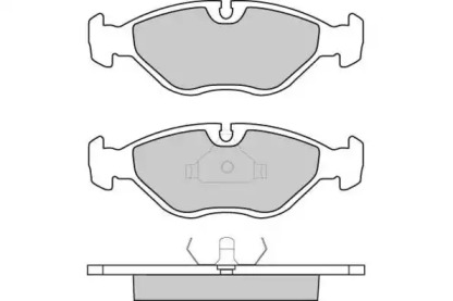 Комплект тормозных колодок E.T.F. 12-0380