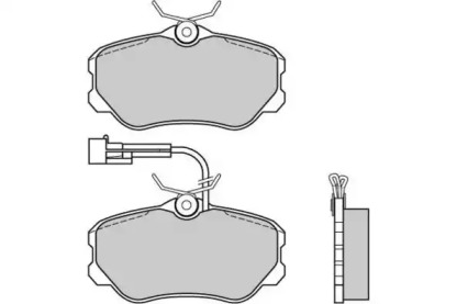 Комплект тормозных колодок E.T.F. 12-0385