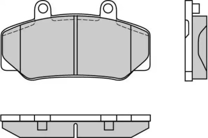 Комплект тормозных колодок E.T.F. 12-0386