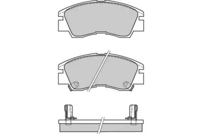 Комплект тормозных колодок E.T.F. 12-0387