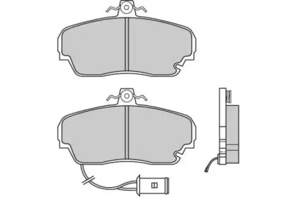 Комплект тормозных колодок E.T.F. 12-0394