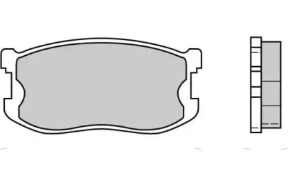 Комплект тормозных колодок E.T.F. 12-0405