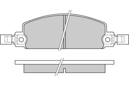 Комплект тормозных колодок E.T.F. 12-0413