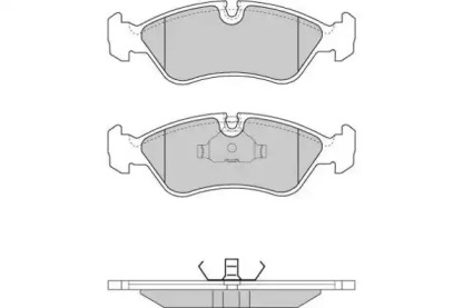 Комплект тормозных колодок E.T.F. 12-0417