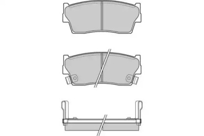 Комплект тормозных колодок E.T.F. 12-0419