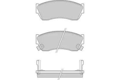 Комплект тормозных колодок E.T.F. 12-0420