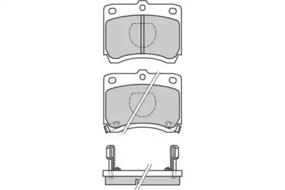 Комплект тормозных колодок E.T.F. 12-0429