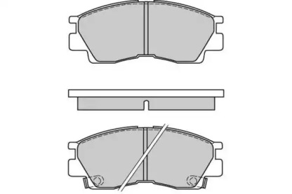 Комплект тормозных колодок E.T.F. 12-0453