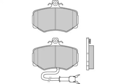 Комплект тормозных колодок E.T.F. 12-0466