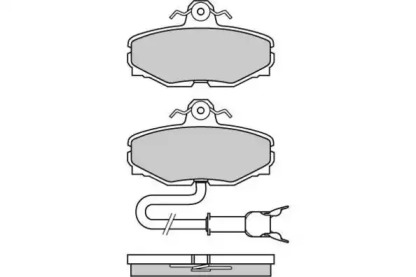 Комплект тормозных колодок E.T.F. 12-0467