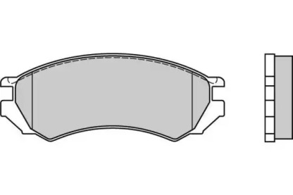 Комплект тормозных колодок E.T.F. 12-0468