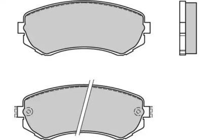 Комплект тормозных колодок E.T.F. 12-0473