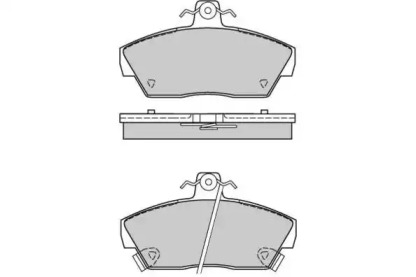 Комплект тормозных колодок E.T.F. 12-0484