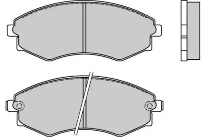 Комплект тормозных колодок E.T.F. 12-0494