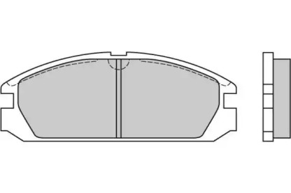 Комплект тормозных колодок E.T.F. 12-0503