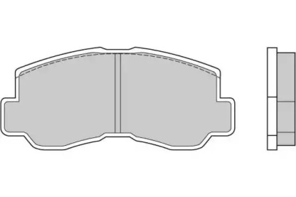 Комплект тормозных колодок E.T.F. 12-0508