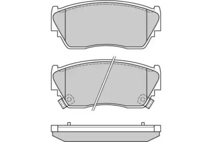 Комплект тормозных колодок E.T.F. 12-0511