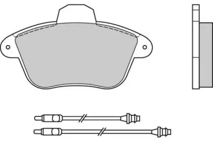 Комплект тормозных колодок E.T.F. 12-0522