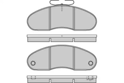 Комплект тормозных колодок E.T.F. 12-5224