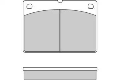 Комплект тормозных колодок E.T.F. 12-5225