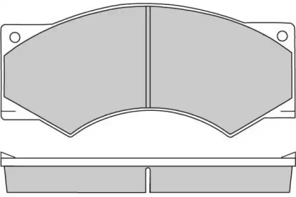 Комплект тормозных колодок E.T.F. 12-5231