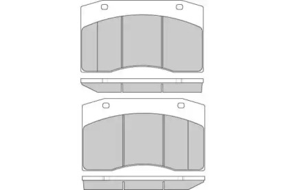 Комплект тормозных колодок E.T.F. 12-5232
