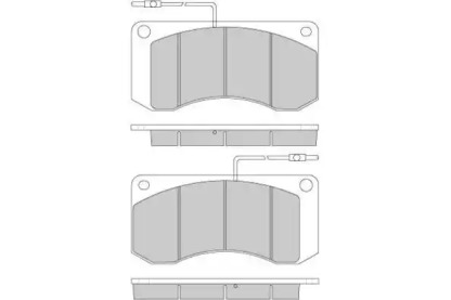 Комплект тормозных колодок E.T.F. 12-5241