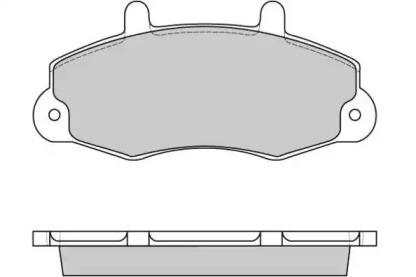 Комплект тормозных колодок E.T.F. 12-0525