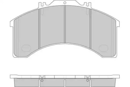 Комплект тормозных колодок E.T.F. 12-5252