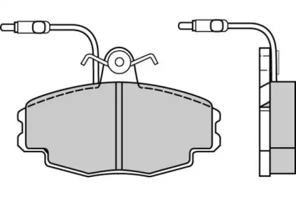 Комплект тормозных колодок E.T.F. 12-0528